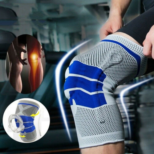 Silicone Spring Knee Brace Sport Support Strong Meniscus Protection Co –  iBay Direct