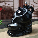 Teapot Ceramic Smoke Backflow Incense - iBay Direct