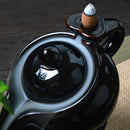 Teapot Ceramic Smoke Backflow Incense - iBay Direct