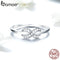 Silver Infinity Diamond Ring - iBay Direct